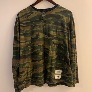 Stussy Camo Long Sleeve T-Shirt